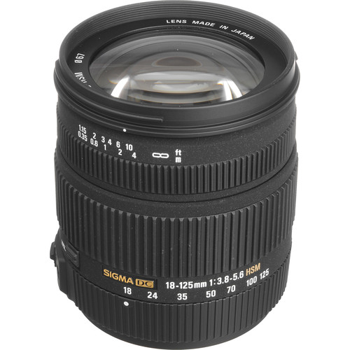 Sigma 18-125mm f/3.8-5.6 DC OS HSM Zoom Lens 
