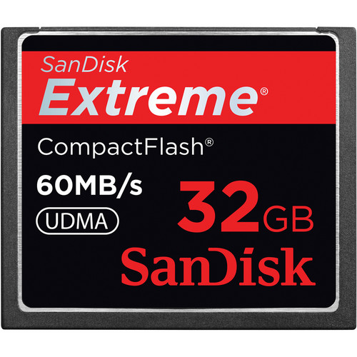 SanDisk 32GB CompactFlash Memory Card Extreme 400x UDMA 