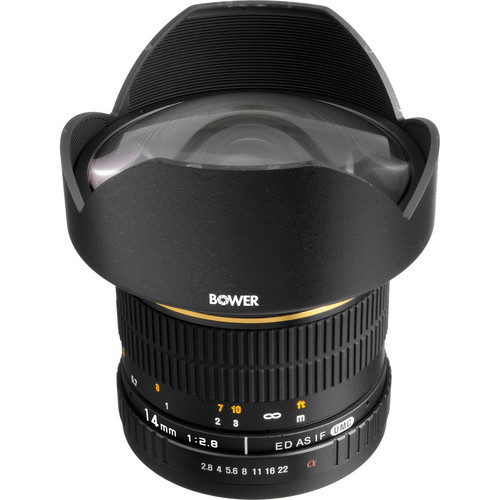 Bower 14mm f/2.8 Ultra Wide Angle Manual Focus Lens for Sony
