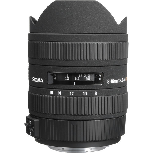 Sigma 8-16mm F4.5-5.6 DC HSM Ultra-Wide Zoom Lens
