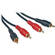 Comprehensive 2 RCA Male to 2 RCA Male Cable - 10'