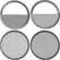 DeSisti Scrim - 21" - Set of 4