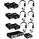 PortaCom COM-60FCS - Sistema de Intercomunica��o de 6 Headsets Simples com Fio 