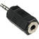 Comprehensive Est�reo 3.5mm Mini F�mea para 2.5mm Sub-Mini Est�reo Macho - Adaptador
