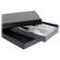 Archival Methods Print Lux Box - 8-1/8 x 10-1/8 x 1-1/8" - Black with Black Lining