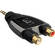 Monster Cable Stereo Mini 1/8" Male to 2 RCA Female Y-Adapter