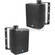 Atlas Sound SM42T-B - Two-Way Weather-Resistant Surface Speaker (Pair, Black)