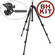 Manfrotto 190XB Tripod Legs with 390RC2 Junior 3-Way Pan/Tilt Head