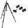 Manfrotto 055XWNB - Pernas de Trip� (Preto) - Suporta 15,4 libras (7kg)