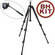 Manfrotto 055XB Tripod Legs (Black) with 701RC2 Video Fluid Head