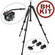 Manfrotto 055XWNB Tripod (Black) with 501HDV Pro Video Head