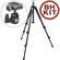 Manfrotto 055XB Tripod Legs (Black) with 484RC2 Mini Ballhead