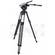 Manfrotto 350MVB  Professional Video Tripod Legs (Black) with 100mm Half Ball and 516 Head
