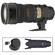 Nikon 70-200mm f/2.8 VR Lens (Black) w/LensCoat Lens Cover & Hoodie (Black) 