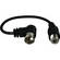 Delvcam RA F Plug to F Female 6" Cable