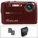 Casio Exilim EX-FS10 Digital Camera with Basic Accessory Kit (Red)