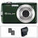 Casio Exilim EX-S12 Digital Camera (Green) with Basic Accessory Kit