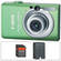 Canon C�mera Digital PowerShot SD1200 IS (Verde) com Kit B�sico de Acess�rios