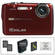 Casio Exilim EX-FS10 Digital Camera with Deluxe Accessory Kit (Red)