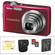 Nikon C�mera Digital Coolpix S630 com Kit de Acess�rios Deluxe (Vermelho Rubi)