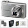 Nikon C�mera Digital Coolpix S630 com Kit de Acess�rios Deluxe (Prata Tit�nio)