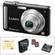 Panasonic Lumix DMC-FS25 Digital Camera (Black) with Deluxe Accessory Kit