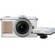 Olympus E-P1 PEN - C�mera Digital com Lente 14-42mm e Flash FL-14 (Branca e Bege)