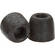 Hearing Components Comply T-500 Memory Foam Eartips (Black, Medium, 3 Pair)