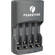Pearstone AA-4HC - Carregador de Bateria de 4 Baterias AA ou AAA