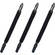 LensCoat LegCoat Wraps 115 (Set of 3, 15" Long, Black)