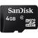 SanDisk 4GB microSDHC Memory Card Class 4 With SD Adapter