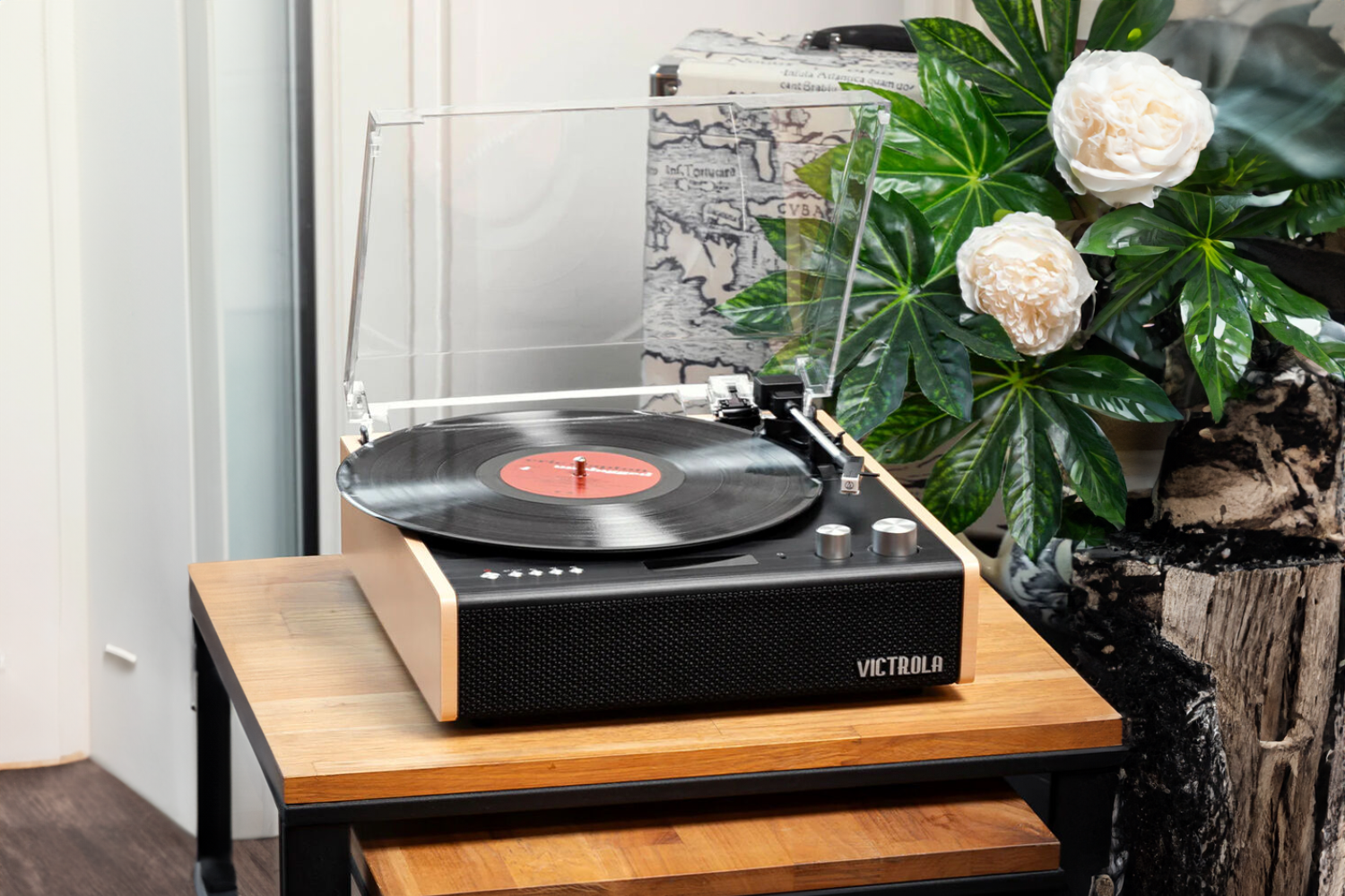 Victrola Eastwood Manual Three-Speed Turntable with Bluetooth
