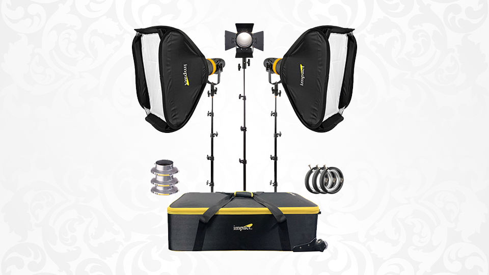 Genaray Torpedo Bi-Color LED 3-Light Deluxe Kit Genaray Torpedo Bi-Color LED 3-Light Deluxe Kit