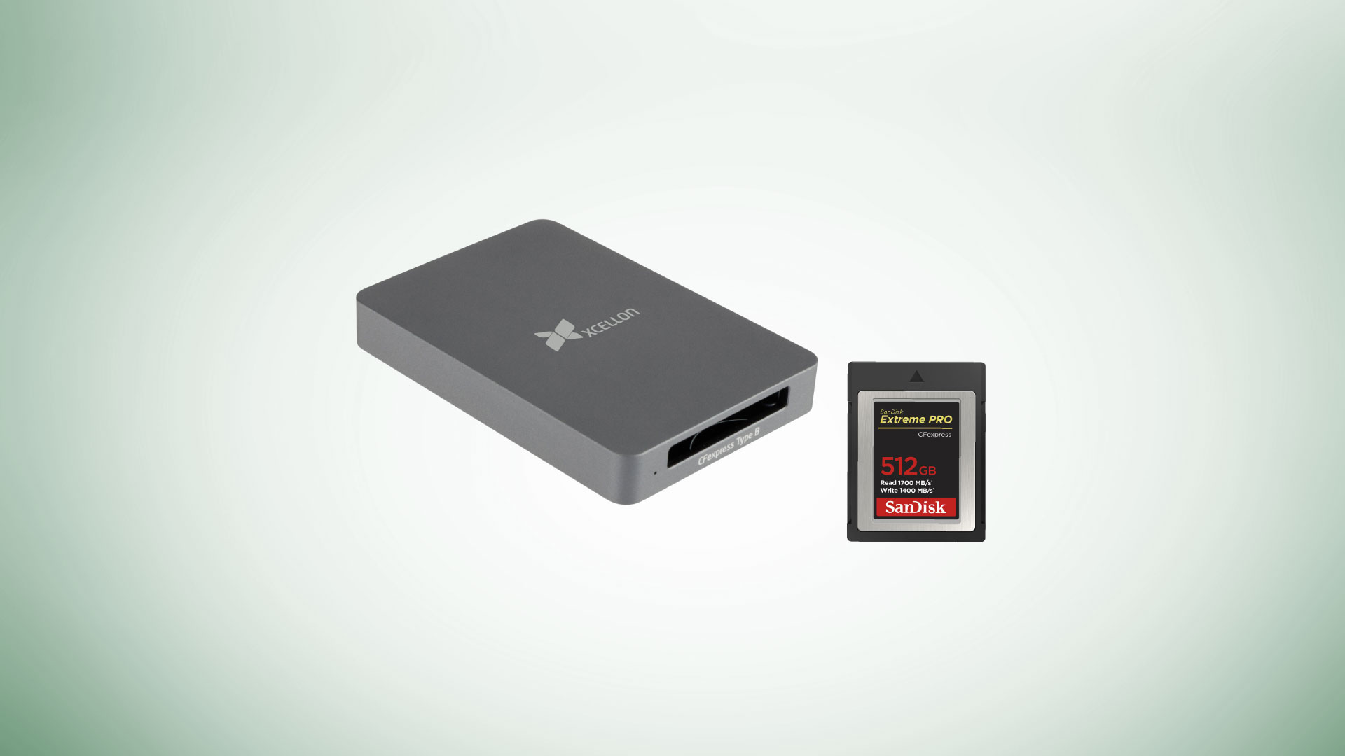 SANDISK 512GB Extreme PRO CFexpress Card Type B with CFexpress Type B Card Reader