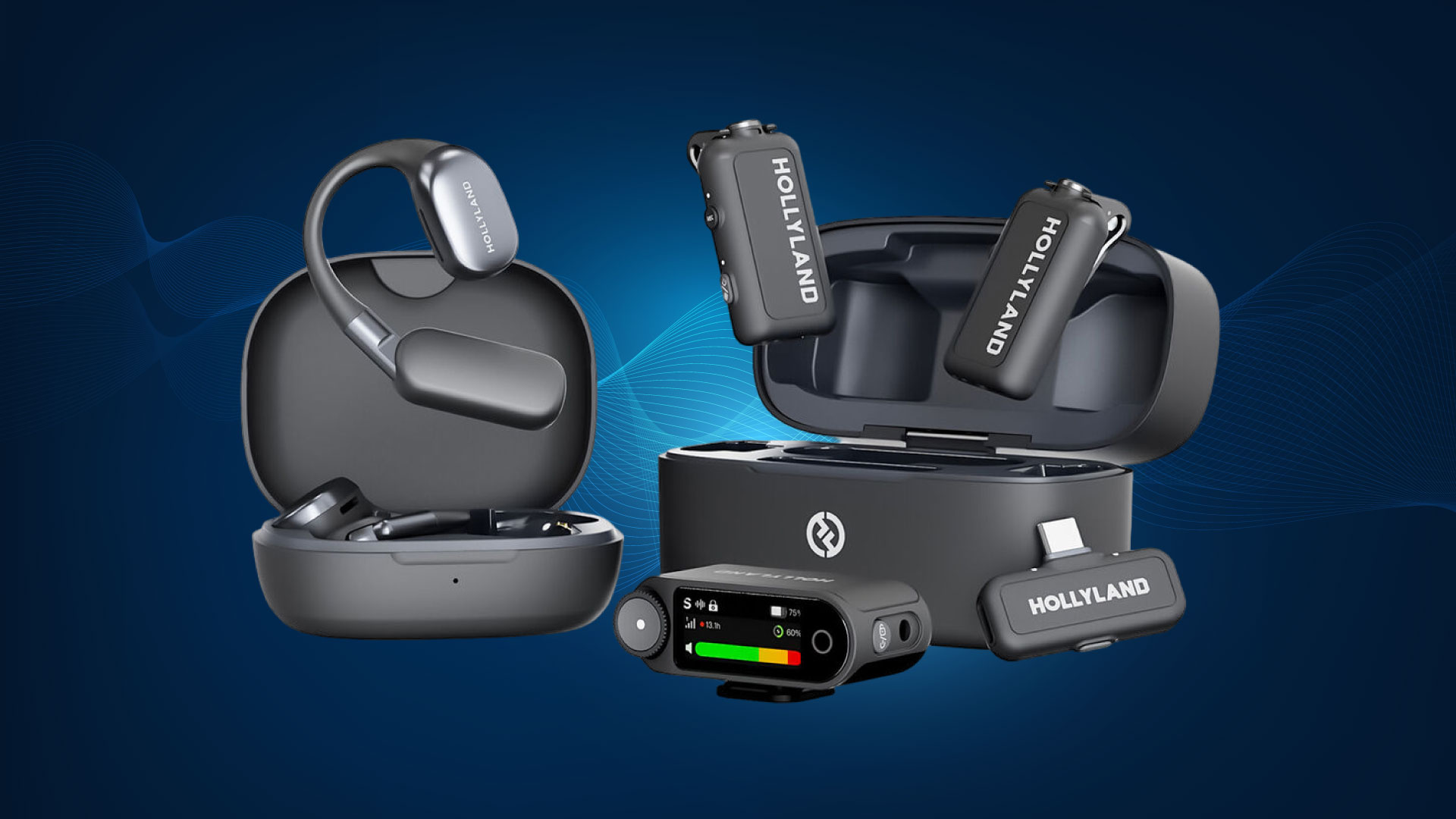 Hollyland LARK MAX 2 Ultimate Combo 2-Person Wireless Microphone System for Cameras and Mobile Devices