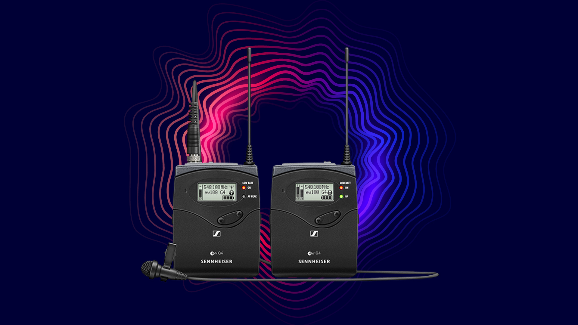  Sennheiser EW 112P G4 Camera-Mount Wireless Omni Lavalier Microphone System