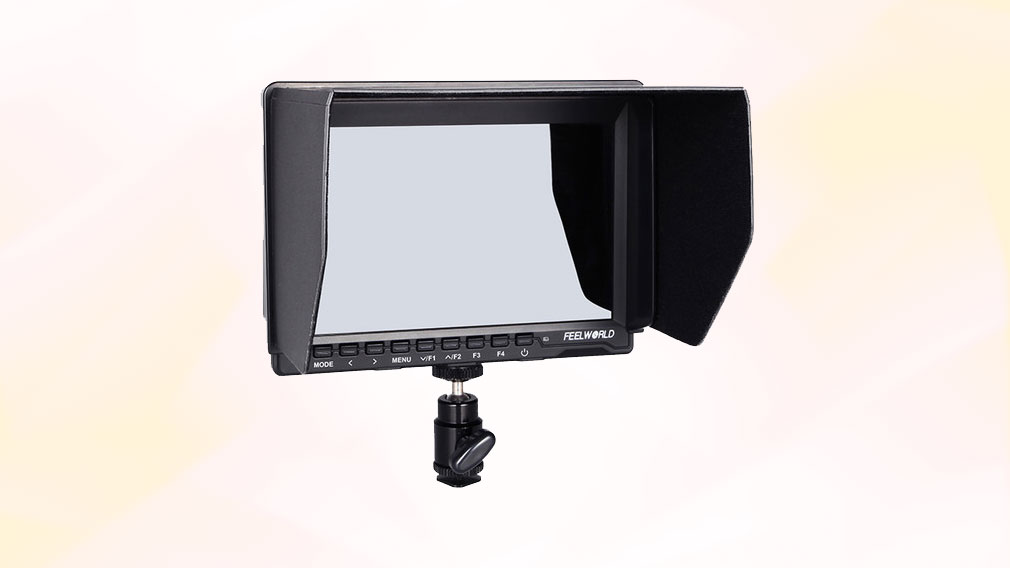 FeelWorld FW759 7" IPS HDMI On-Camera Monitor with Sunshade and HDMI Lock
