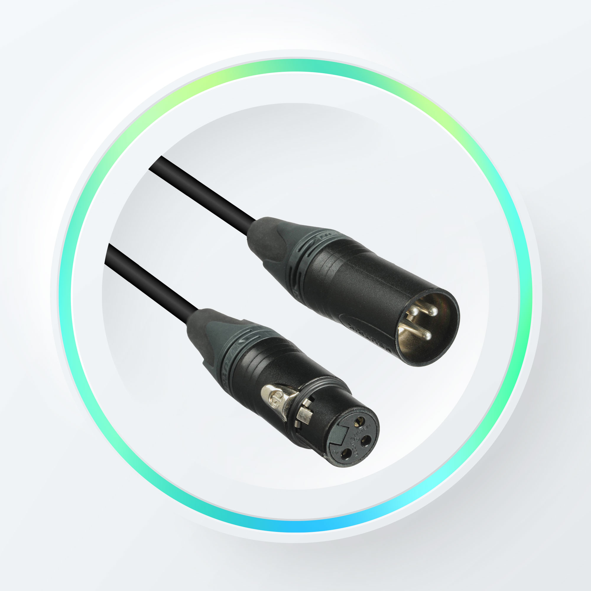 Kopul Premium Performance 3000 Series Neutrik XLR Male to XLR Female Microphone Cable Kopul Premium Performance 3000 Series Neutrik XLR Male to XLR Female Microphone Cable