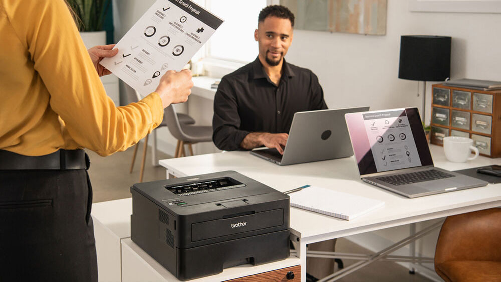 Brother HL-L2460DW Compact Monochrome Laser Printer