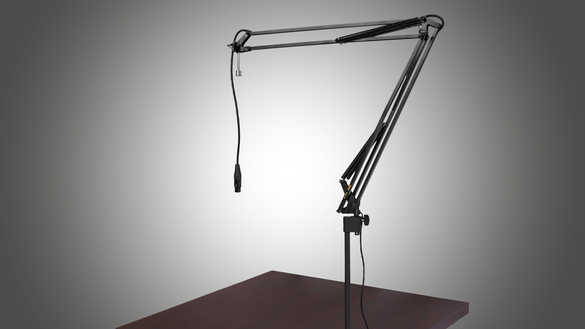 Auray BAE-2X Two-Section Broadcast Arm with External Springs & Integrated XLR Cable Auray BAE-2X Two-Section Broadcast Arm with External Springs & Integrated XLR Cable
