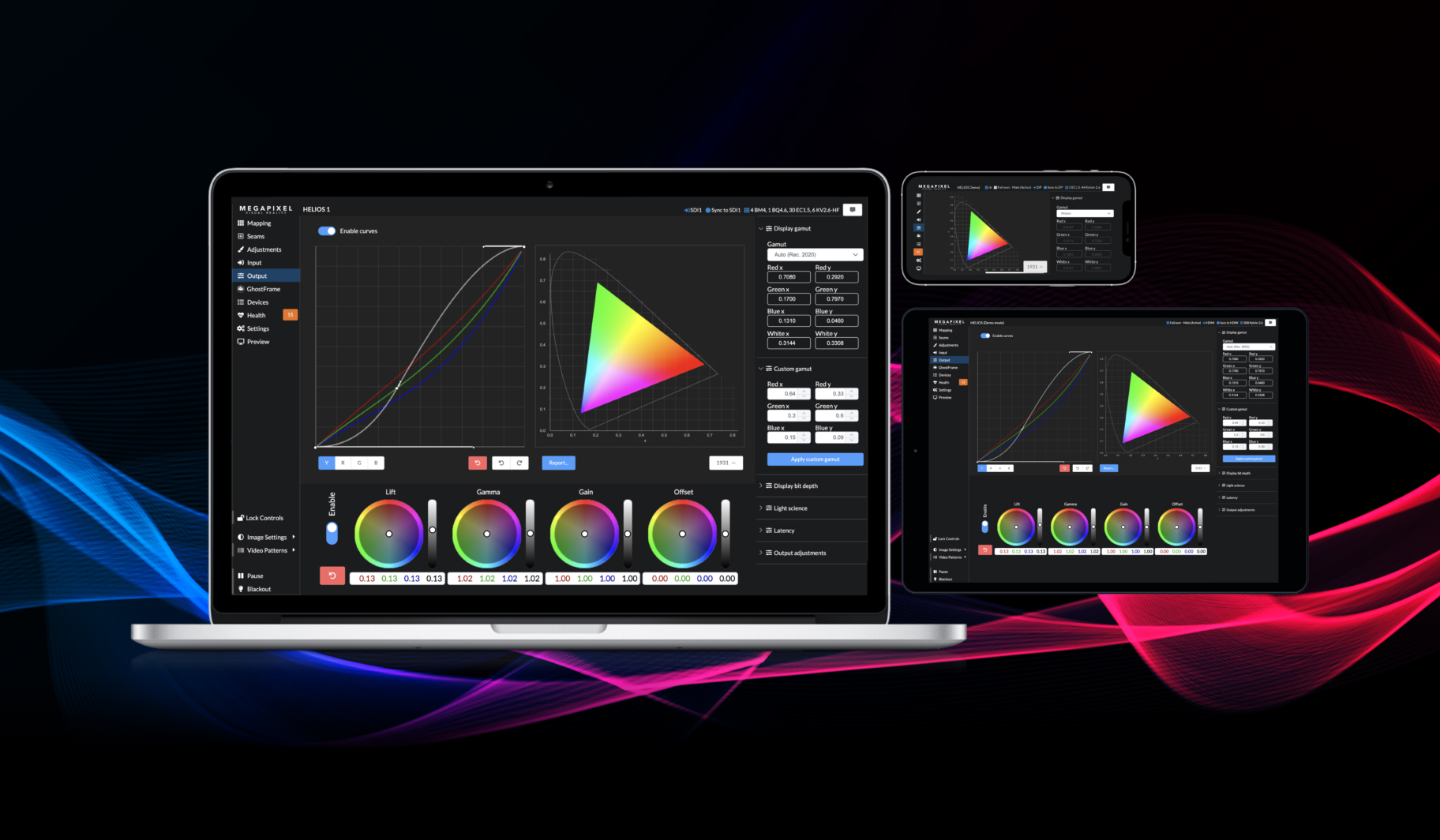 Megapixel VR HELIOS Platform
