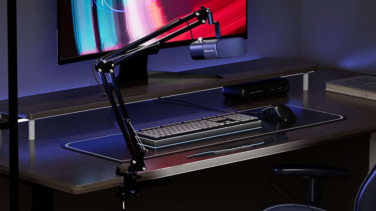 NearStream AM10X Dynamic XLR/USB Microphone with Boom Arm