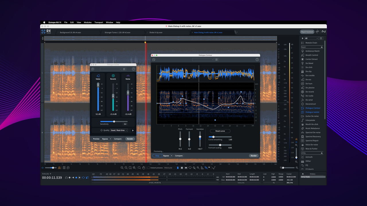 iZotope RX 11 Standard Audio Restoration and Enhancement Software iZotope RX 11 Standard Audio Restoration and Enhancement Software