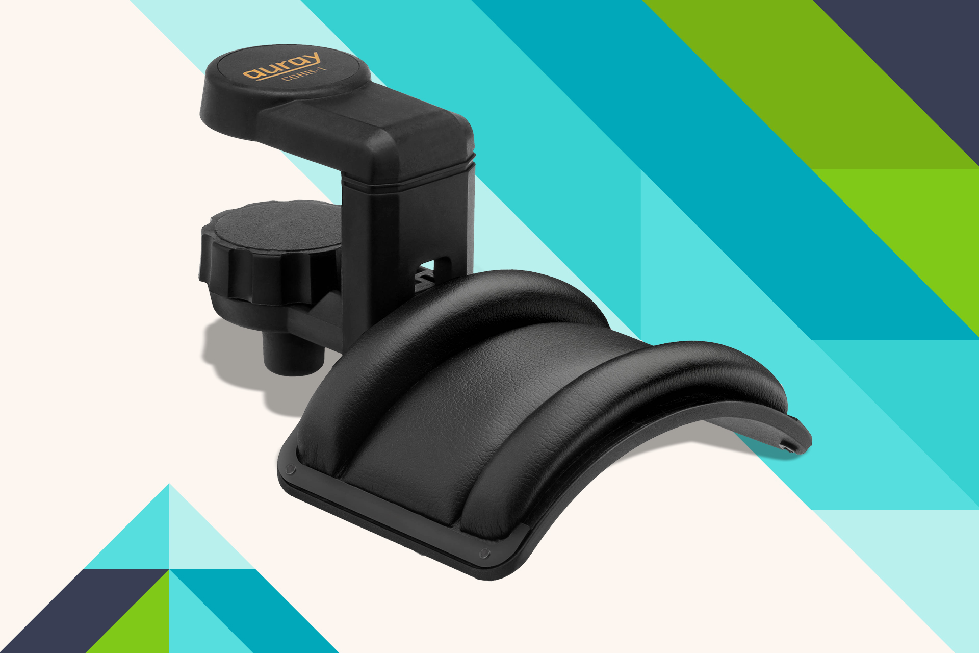 Auray Headphones Holder with Padded Cradle and Adjustable Angle Auray Headphones Holder with Padded Cradle and Adjustable Angle