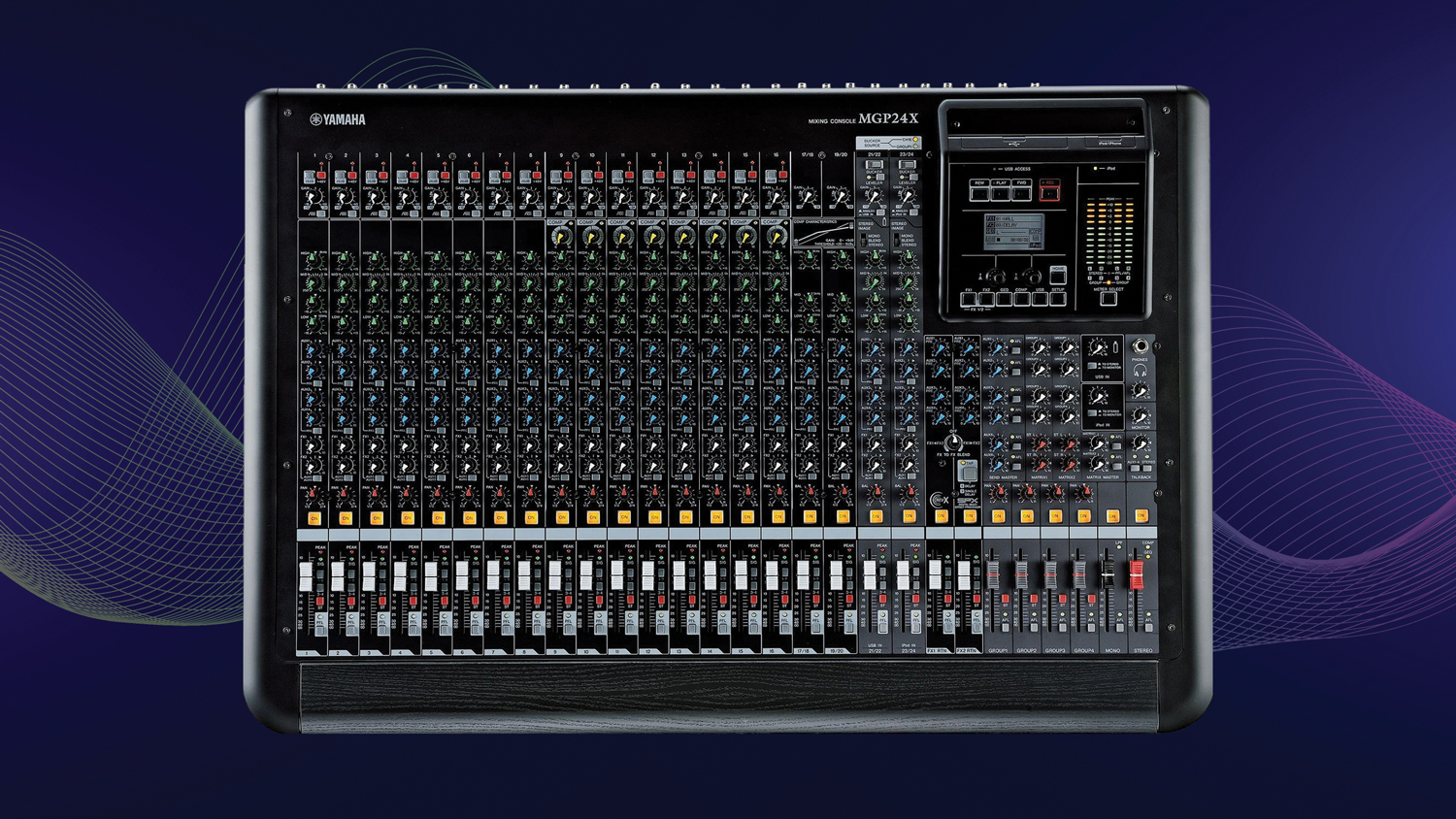 Yamaha MGP32X 32-Channel Analog Mixing Console with DSP Effects