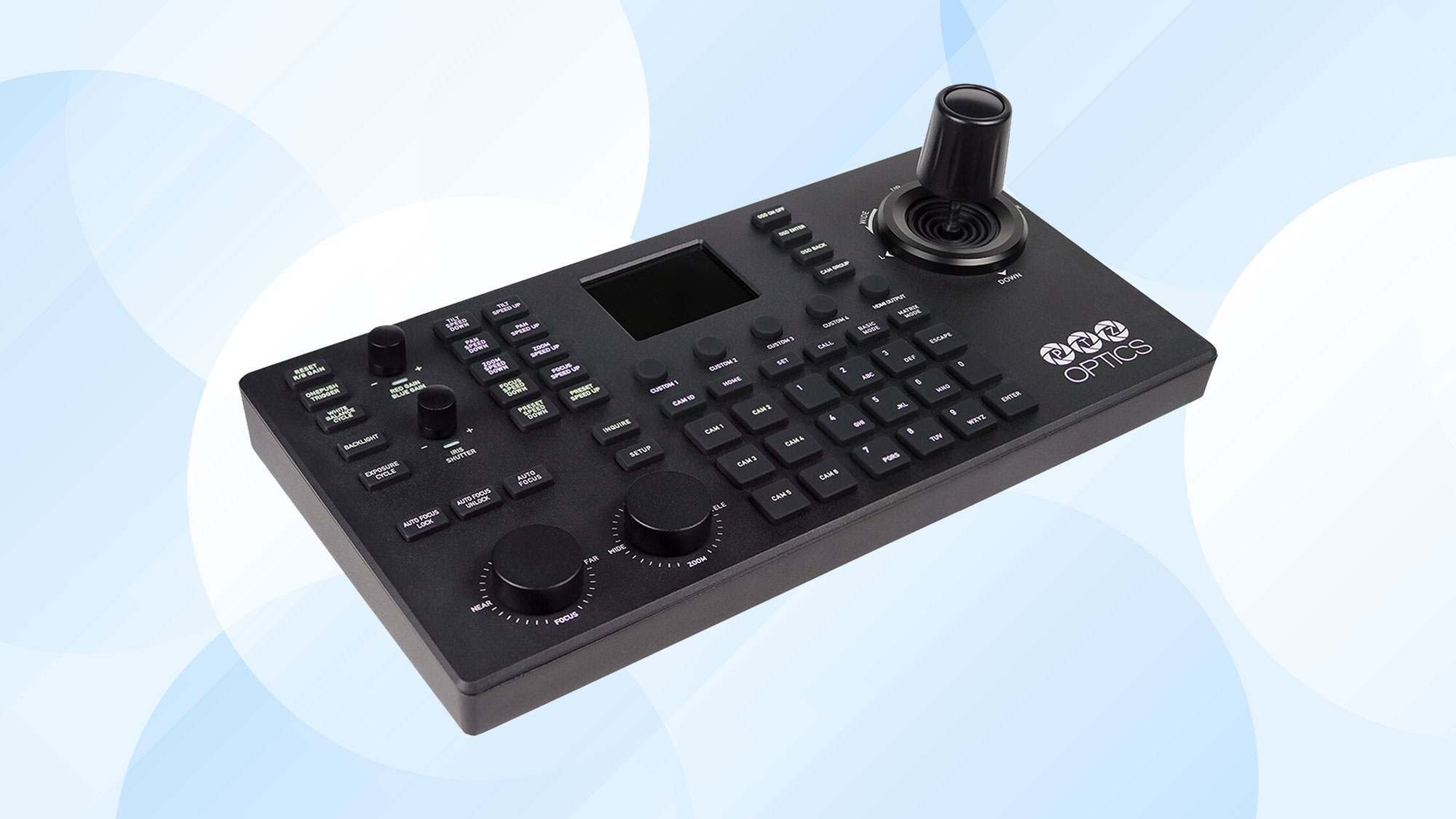 PTZOptics SuperJoy NDI|HX/IP & Serial PTZ Camera Joystick Controller