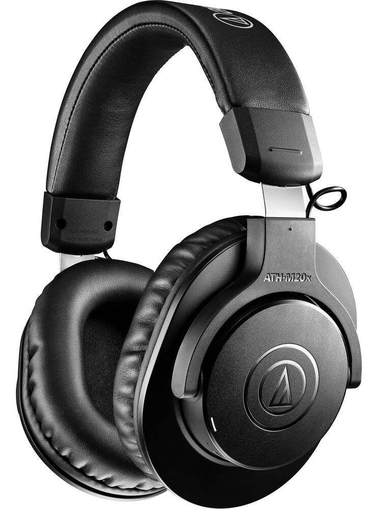 Audio-Technica Consumer ATH-M20xBT Wireless Over-Ear Headphones (Black)