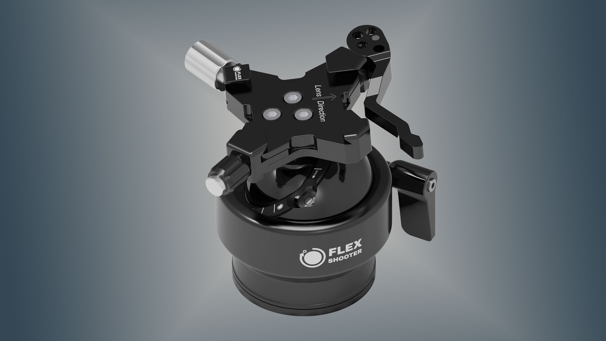 FlexShooter Pro Ball Head with Arca-Type Flip-Lever Receiver FlexShooter Pro Ball Head with Arca-Type Flip-Lever Receiver