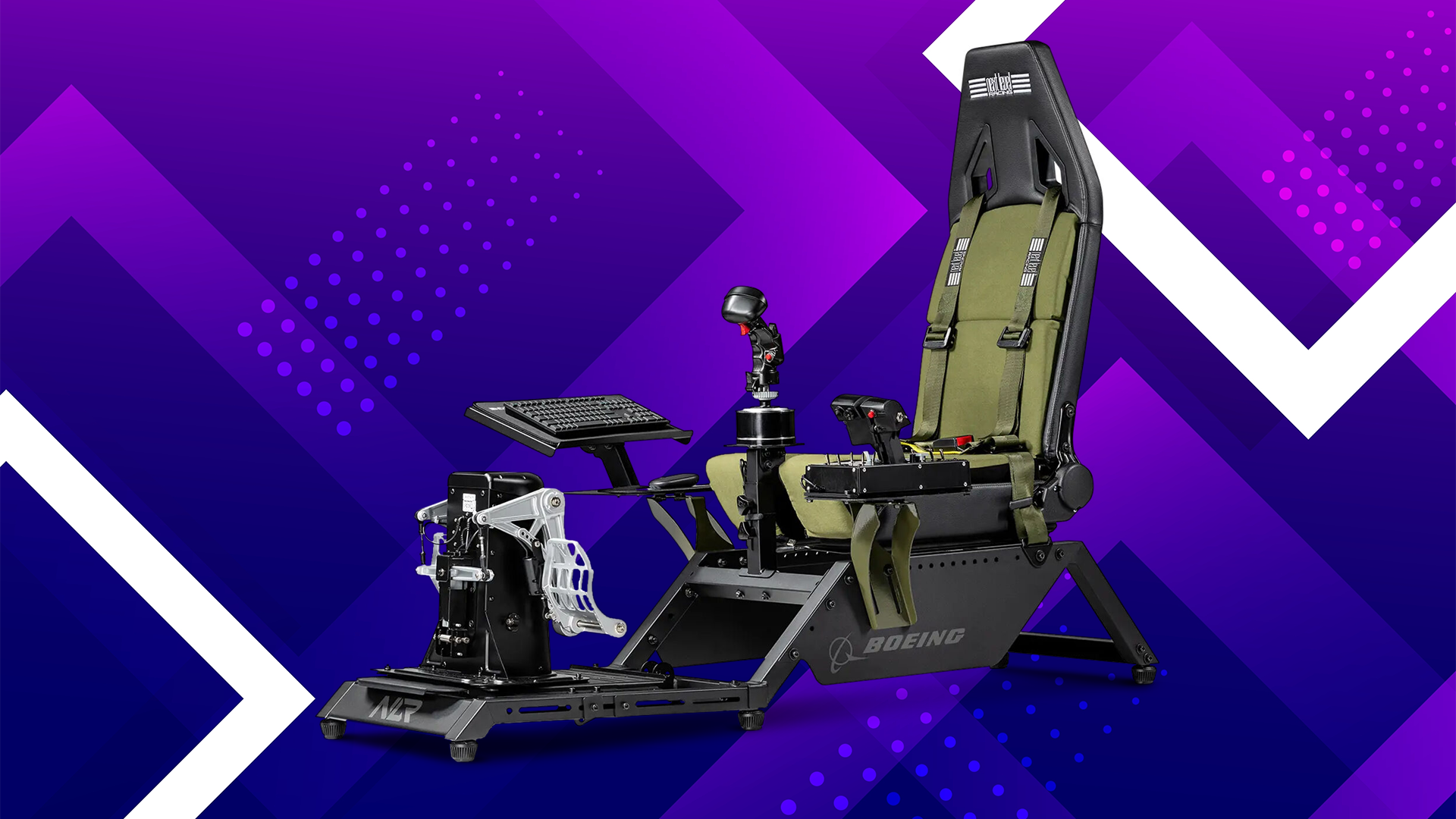 Next Level Racing Flight Simulator Cockpit (Boeing Military Edition) Next Level Racing Flight Simulator Cockpit (Boeing Military Edition)