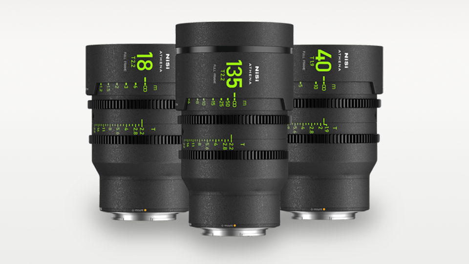 ATHENA PRIME 18mm,135mm, and 40mm lenses